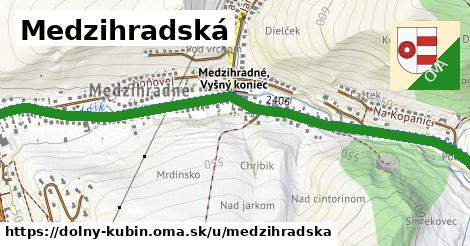 ilustrácia k Medzihradská, Dolný Kubín - 1,78 km