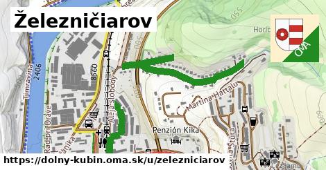 ilustrácia k Železničiarov, Dolný Kubín - 1,05 km