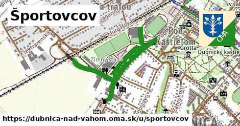 ilustrácia k Športovcov, Dubnica nad Váhom - 1,23 km