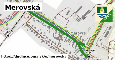 ilustrácia k Merovská, Dudince - 606 m