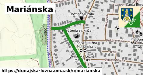 Mariánska, Dunajská Lužná