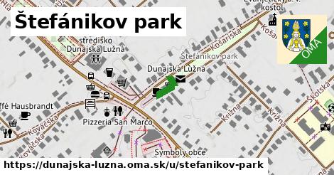 Štefánikov park, Dunajská Lužná