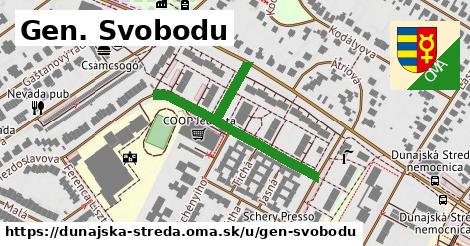 Gen. Svobodu, Dunajská Streda