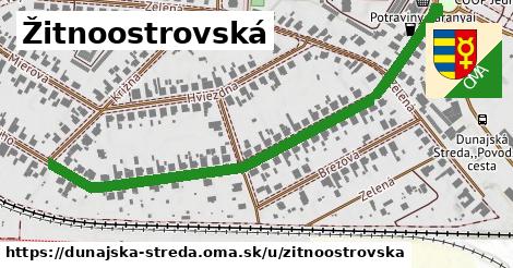 ilustrácia k Žitnoostrovská, Dunajská Streda - 696 m