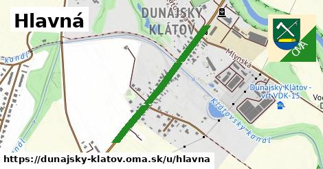 ilustrácia k Hlavná, Dunajský Klátov - 691 m