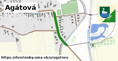 ilustrácia k Agátová, Dvorianky - 234 m
