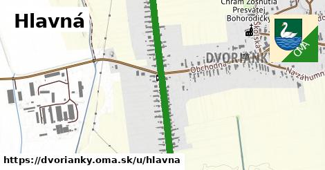 ilustrácia k Hlavná, Dvorianky - 0,87 km