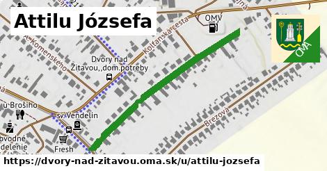 Attilu Józsefa, Dvory nad Žitavou