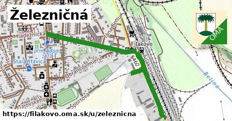 ilustrácia k Železničná, Fiľakovo - 1,18 km