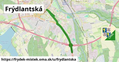 ilustrácia k Frýdlantská, Frýdek-Místek - 4,6 km