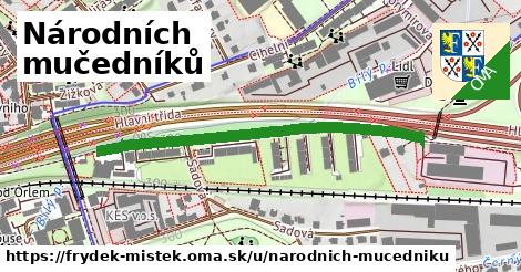 Národních mučedníků, Frýdek-Místek