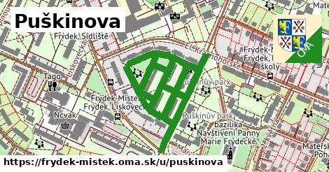 ilustrácia k Puškinova, Frýdek-Místek - 1,07 km