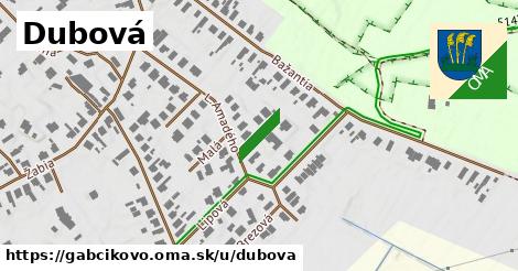 Dubová, Gabčíkovo