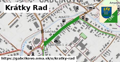 Krátky Rad, Gabčíkovo