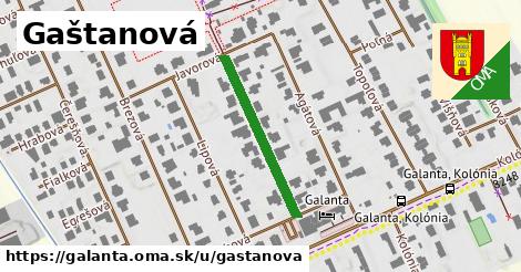 Gaštanová, Galanta