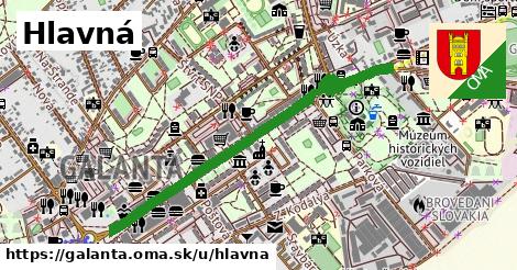 ilustrácia k Hlavná, Galanta - 1,09 km