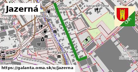 Jazerná, Galanta
