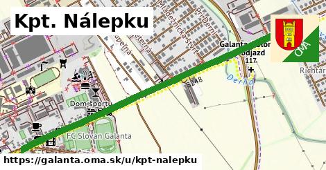 Kpt. Nálepku, Galanta