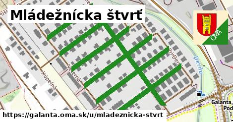 ilustrácia k Mládežnícka štvrť, Galanta - 1,75 km