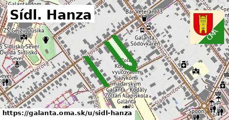 Sídl. Hanza, Galanta