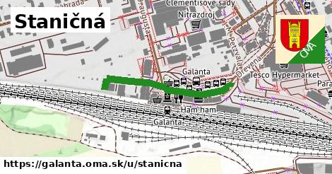 Staničná, Galanta