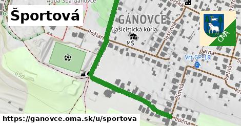 ilustrácia k Športová, Gánovce - 611 m