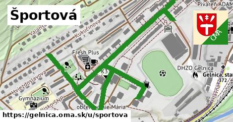 ilustrácia k Športová, Gelnica - 1,11 km
