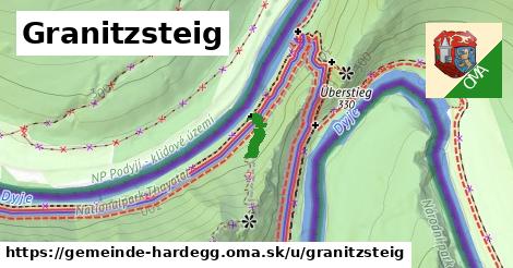 ilustrácia k Granitzsteig, Gemeinde Hardegg - 73 m