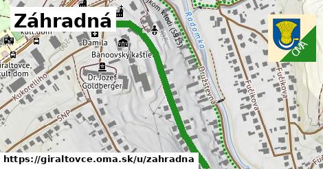 Záhradná, Giraltovce