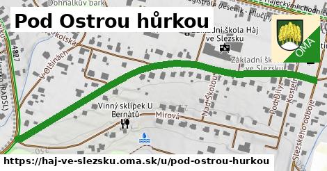 ilustrácia k Pod Ostrou hůrkou, Háj ve Slezsku - 0,72 km