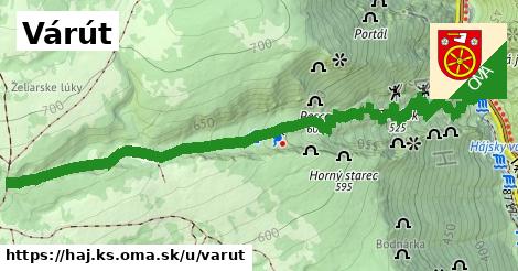 ilustrácia k Várút, Háj, okres KS - 1,68 km