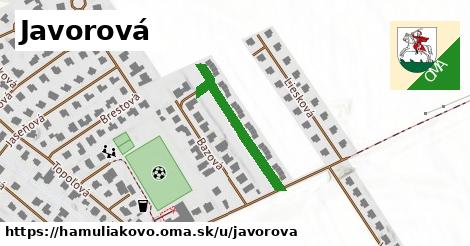 Javorová, Hamuliakovo