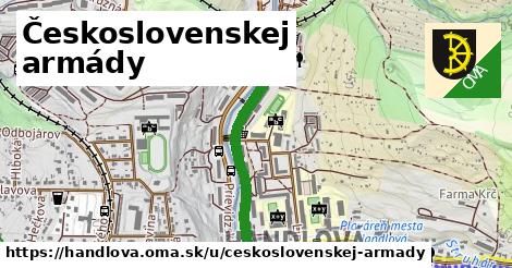 Československej armády, Handlová