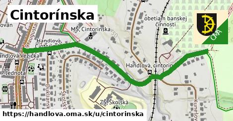 Cintorínska, Handlová