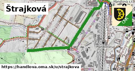 ilustrácia k Štrajková, Handlová - 1,09 km