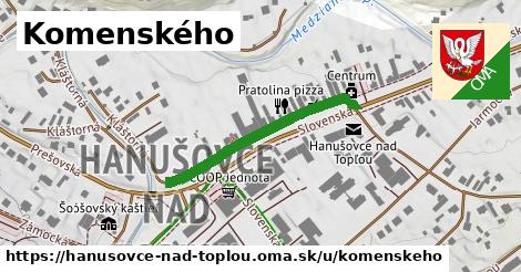 Komenského, Hanušovce nad Topľou