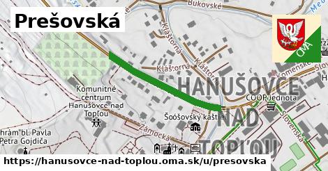 Prešovská, Hanušovce nad Topľou