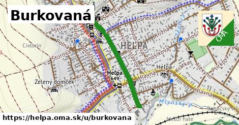 Burkovaná, Heľpa