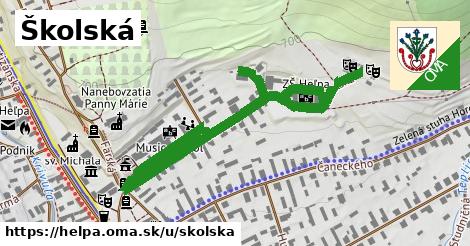 ilustrácia k Školská, Heľpa - 0,80 km