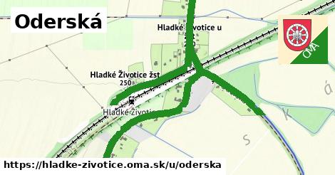 Oderská, Hladké Životice