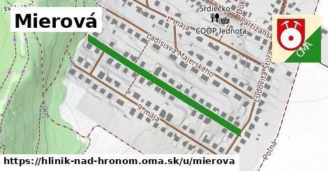 Mierová, Hliník nad Hronom