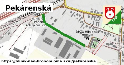 Pekárenská, Hliník nad Hronom