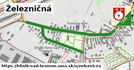 ilustrácia k Železničná, Hliník nad Hronom - 0,81 km