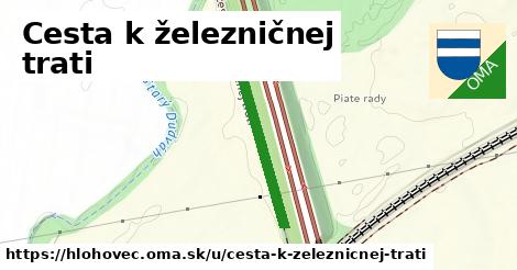 ilustrácia k Cesta k železničnej trati, Hlohovec - 278 m