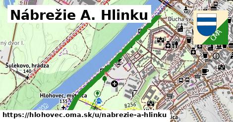 ilustrácia k Nábrežie A. Hlinku, Hlohovec - 1,60 km