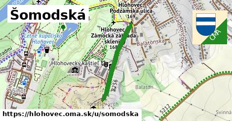 ilustrácia k Šomodská, Hlohovec - 522 m