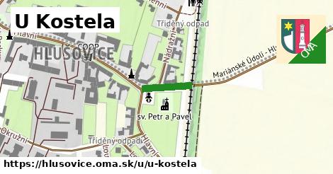 ilustrácia k U Kostela, Hlušovice - 108 m