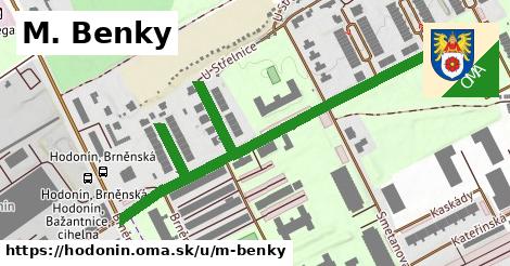 M. Benky, Hodonín