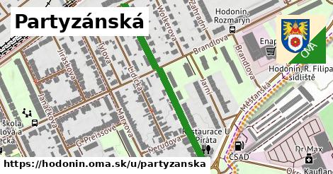 ilustrácia k Partyzánská, Hodonín - 414 m