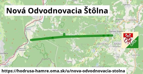 ilustrácia k Nová  odvodnovacia Štôlna, Hodruša-Hámre - 9,0 km